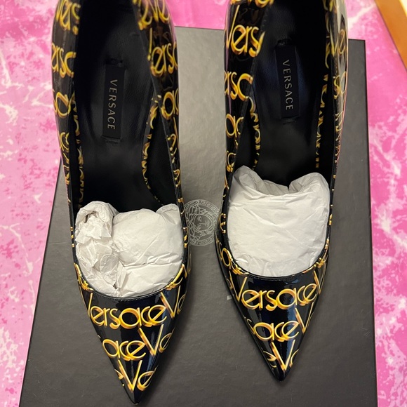 Versace pump heels multi color - Picture 5 of 8